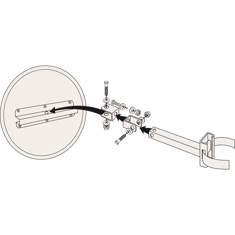 fixation miroir angle mort rue