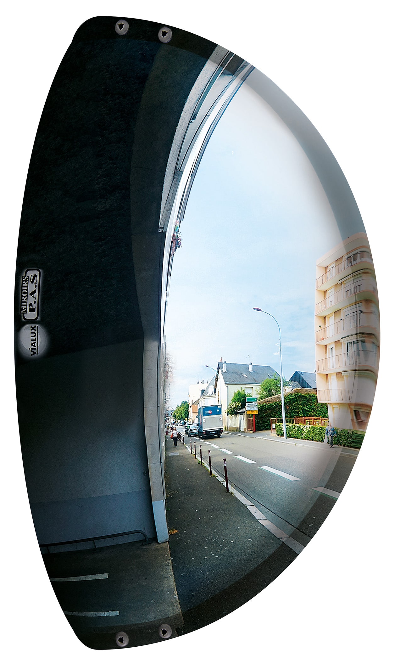 Miroir sortie de parking Grand angle