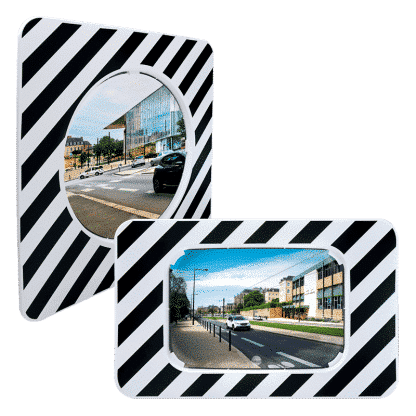 Miroir de rue règlementaire en agglomération