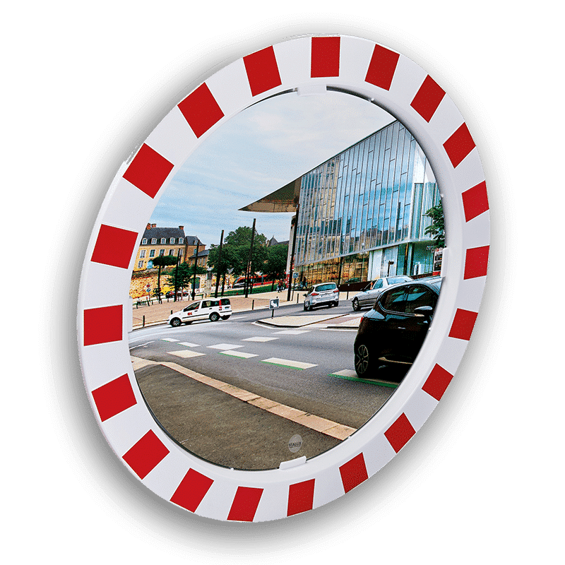 Miroir routier, miroir de sécurité, miroir d'agglomération vialux