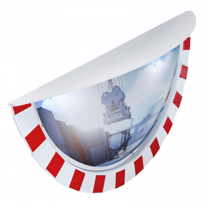 Miroir industriel à casquette