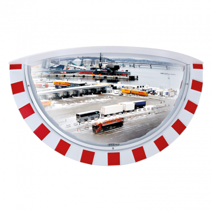 Miroir Grand Angle avec casquette pour industries