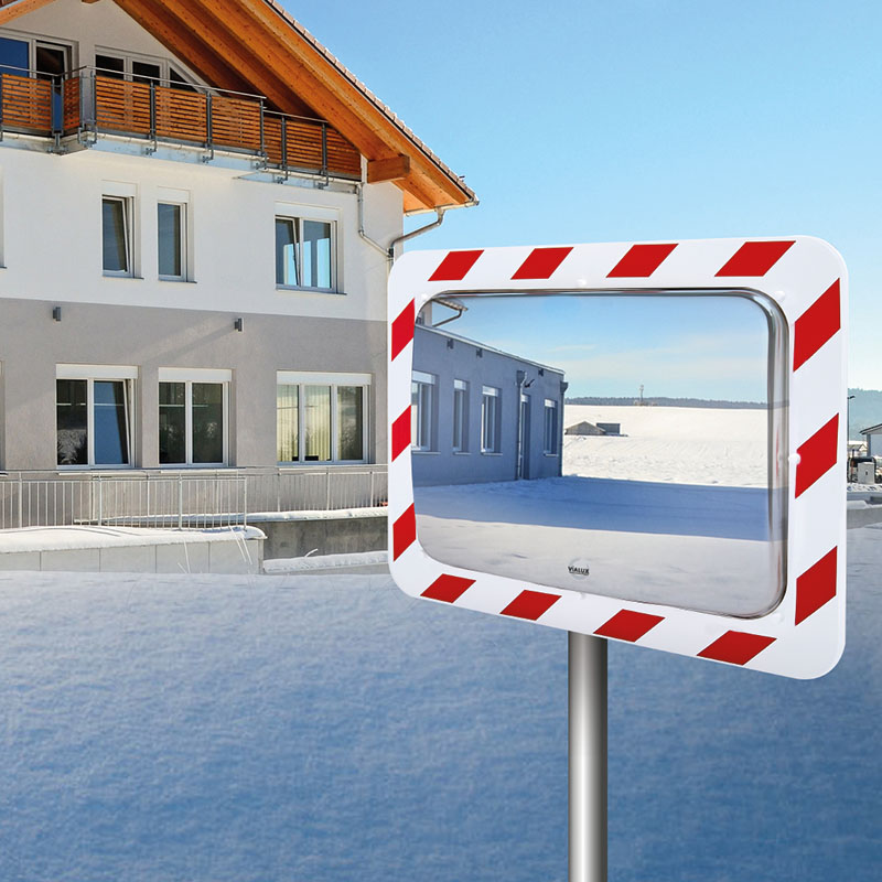 Miroir de signalisation Antigivre et Anti-buée