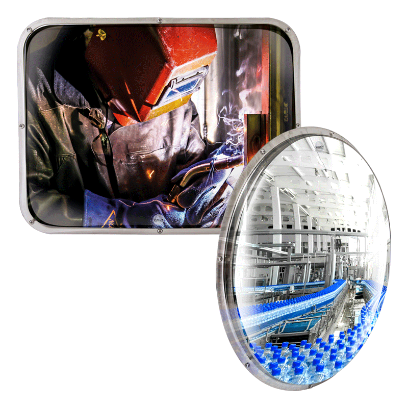 DX Petit Miroir de sécurité, Miroir Convexe Multifonctionnel de Miroir de  Surveillance de Miroir d'intérieur sphérique en Plastique Noir 15CM / 21CM  / 30CM (Taille: 15CM) : : Commerce, Industrie et Science