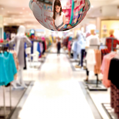 miroir de surveillance panoramique pour magasins