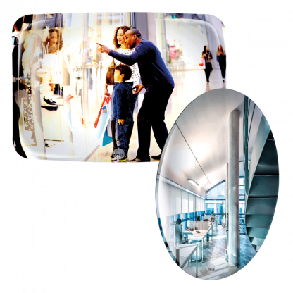 Miroir intérieur de surveillance grand format – Image 3