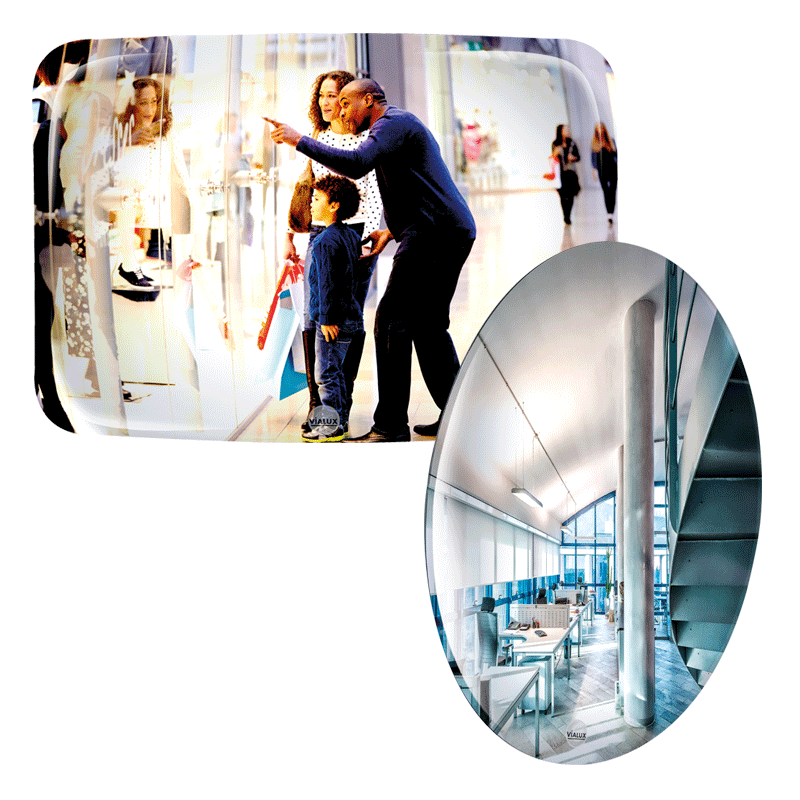 Miroir de surveillance pour intérieur Volum hémisphérique 360° diamètre 45  cm - Miroirs de sécurité