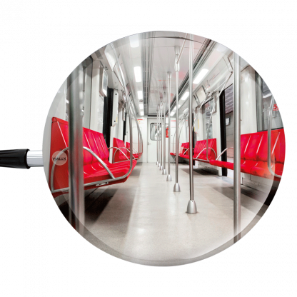 Optique de remplacement pour miroir d'inspection