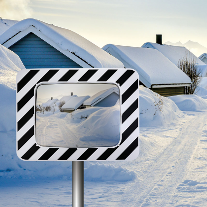 Miroir routier règlementaire antibuée / givre- Qualité Inox – Image 2